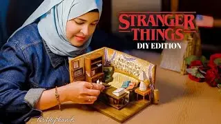 I Recreated Stranger Things&rsquo; Iconic Byers Living Room | DIY Miniature Diorama
