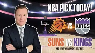 Phoenix Suns vs Sacramento Kings &ndash; NBA Pick l Wednesday 11/26/25 l Vernon&rsquo;s Bets, Pick & Predictions