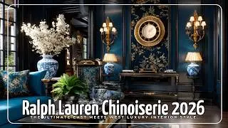 Ralph Lauren Chinoiserie 2026 The Ultimate East Meets West Luxury Interior Style