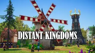 First Look On City/Colony Building Medieval Fantasie Game - NEW - Distant Kingdoms Demo