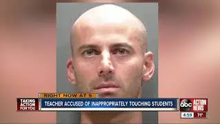 Sarasota middle school teacher arrested for inappropriately touching students