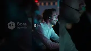 Inside a space mission control room