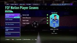 FIFA 21 Gosens FOF Nation Player