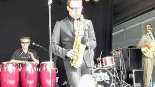 Benjamin Herman plays a concert on the Amsterdam Free Wind Saxophone