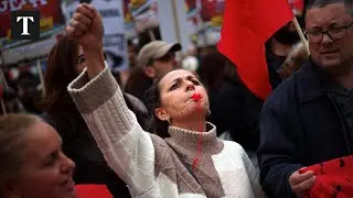 Portuguese March Through Lisbon To Protest Labour Reform