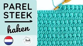 Parelsteek Haken | Uitleg Haaksteek incl Diagram #haakinformatie #haaksteek #haken