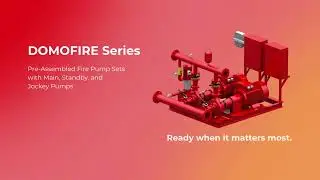 DOMOFIRE Series | Packaged Fire Pump Stations with Main, Standby & Jockey Pumps