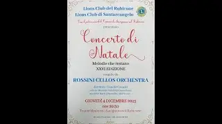 Lions Club del Rubicone e di Santarcangelo Presentano CONCERTO DI NATALE 2025 Le Melodie che Restano
