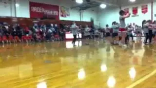Marlette red raiders: cheer at game go girls