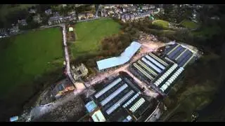 Diggle schools proposed site at old shaws pallets site by Drone