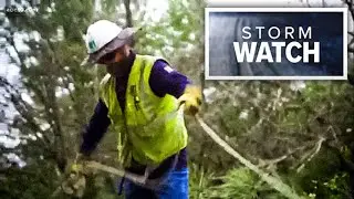 PG&E lineman works to restore power in his own neighborhood