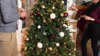 Rotating Adjustable Christmas Tree Stand for Up to 7.5ft Artificial Tree