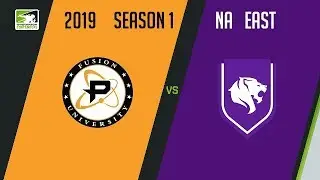 Fusion University vs Gladiators Legion (Part 1) | OWC 2019 Season 1: North America East