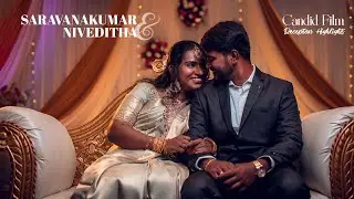 Saravanakumar & Niveditha Candid Film | Reception Highlights #shotonsony | #teamstudiopraz