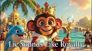 Lie Sounds Like Royalty |Ai| Monkey Story| ASMR | Motivational | Hindi | Fantasy Story| Kids Story