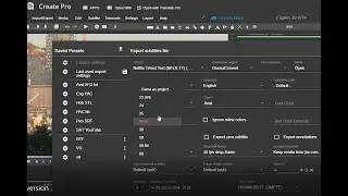 OOONA - Create Pro FPS conversion