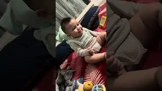 12/365 ahahhaha minjoon expresi poop so cute #bayivlog #koreababy #cute #baby #cutebaby