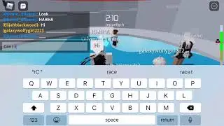 Roblox tower of hell racing random people.