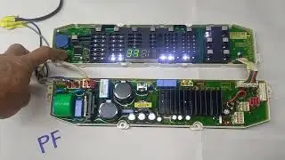 V#245. LAVADORA LG DD, ENCIENDE Y SE APAGA. ERROR PF. Parte 1.