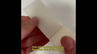 Double sided removable foam tape for photo, art, advertising