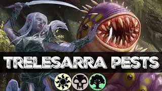 DRAINING 80 LIFE WITH TRELESARRA PEST COMBO IN STANDARD 2022 | MTG ARENA