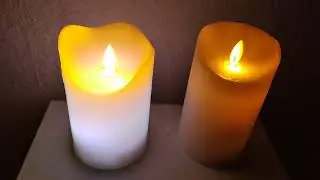 Candles (LED real wax fake flame)