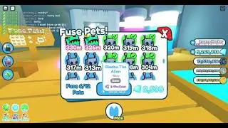 What happens if you fuse 12 Gleebo Aliens? [PET SIMULATOR X] ROBLOX