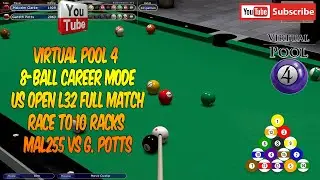Virtual Pool 4 | 8-Ball Pattern Play and Talking Through Racks