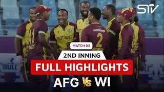 2nd Innings Highlights | Afghanistan vs West Indies | 3rd T20I MATCH | ACB | 3213