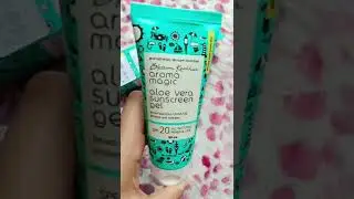 Aroma Magic Alovera Sunscreen Gel With SPF 20 || Best For Oily & Acne Prone Skin #skincare #youtube