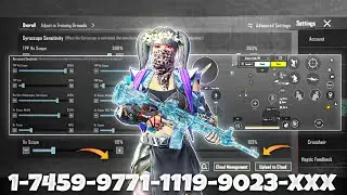 NEW UPDATE 4.2🔥BEST SENSITIVITY CODE + CONTROL SETTINGS BGMI/PUBG MOBILE