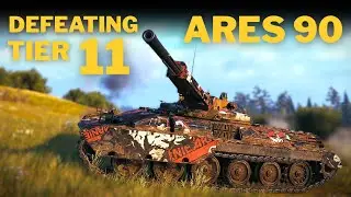 Defeating Tier 11 with ARES 90 - WOT Update 2.1.1 CT-2