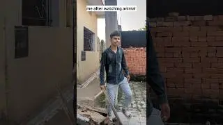 me after watching animal 😂#viral #animals #youtubeshorts