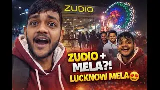Lucknow Mela 😱 | Zudio + Fair Night | Full Masti Vlog 2026 🎡 #lucknowmela #lucknowvlog #fairvlog