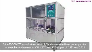 SA ASSOCIATES VW-1 FLAMMABILITY TEST FT1 & FT2 TESTS UL 1581 UL 2556