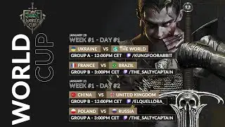 Gwent World Cup 2024 | ЧМ по гвинту | Week 1 Ukraine vs World | France vs Brazil