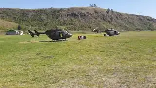 SAAF BK117 helicopters formation
