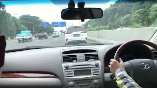 Toyota Camry 2.4 V [XV40] Highway Driving to Jakarta City