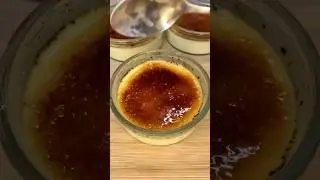 👩🏼&zwj;🍳Recette FACILE : 🍮 Cr&egrave;me br&ucirc;l&eacute;e 🇫🇷 #asmr #food #recipe #satisfying #vanilla #sugar #france