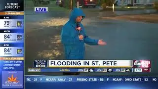 Tropical Storm Nestor causes flooding in St. Pete's Shore Acres