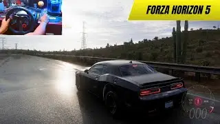 Dodge Challenger SRT - Forza Horizon 5 | Logitech Gameplay | Can this car hit 300KMH?