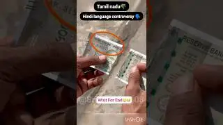 Tamil nadu- hindi language controversy 🌴🗣️|#hindi #shorts