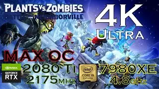 Plants vs. Zombies: Battle for Neighborville | 4K Ultra Gameplay | RTX 2080 Ti Max OC | i9 7980XE