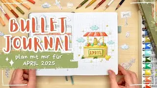 APRIL Bullet Journal 🐓🐰 Easter Market - Oster Kawaii BuJo Theme - Bullet Journal Deutsch