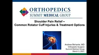 Shoulder Pain Relief: Common Rotator Cuff Injuries and Treatment Options with Dr. Andrew Beharrie