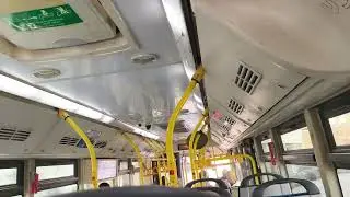 Part 2 riding on golden dragon XML6125CC DBS route 3 (Voith Fast idle & slow idle)