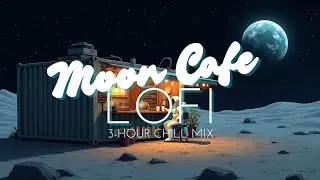 Moon Caf&eacute; &ndash; 3 Hours of Lofi Jazz & Chill Beats for Study, Work, and Relaxation | Space Caf&eacute; Ambience