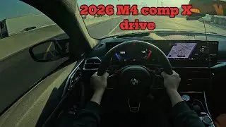 RUSHING TO GYM IN 2026 BMW M4 COMPETITION X DRIVE #bmw #m4competition