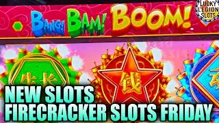 BANG! BAM! BOOM! New Slots for #FirecrackerSlotsFriday Light & Wonder 3 Reel Mechanical Slot Machine