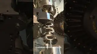 The crankshaft machining process is generally difficult to see and eye-opener.